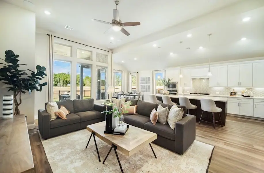 Furnished interior view inside a new home in , Richmond (Image 6).