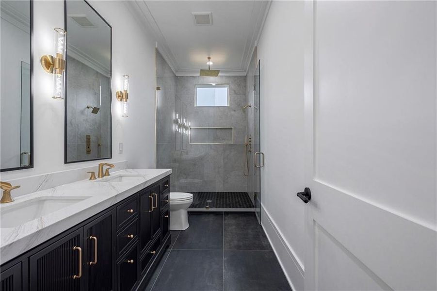 Furnished interior view inside a new home in , Loganville (Image 18). Furnished interior view inside a new home in , Loganville (Image 18).