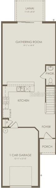 2D floor plan layout of this home in Oviedo Square, Oviedo, FL (Image 4).