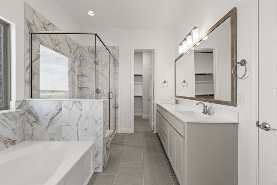 Representative furnished interior of a home built from the Rockport by Windsor Homes in Anna Town Square, Anna (Image 10).