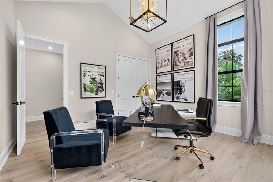 Furnished interior view inside a new home in , Sarasota (Image 42). Furnished interior view inside a new home in , Sarasota (Image 42).