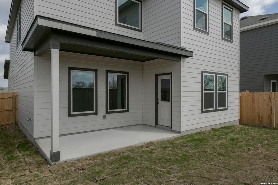Exterior details and patio area of a home in Hennersby Hollow, San Antonio (Image 3). Exterior details and patio area of a home in Hennersby Hollow, San Antonio (Image 3).