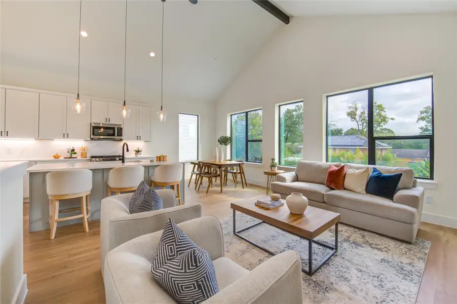 Furnished interior view inside a new home in , Houston (Image 8). Furnished interior view inside a new home in , Houston (Image 8).