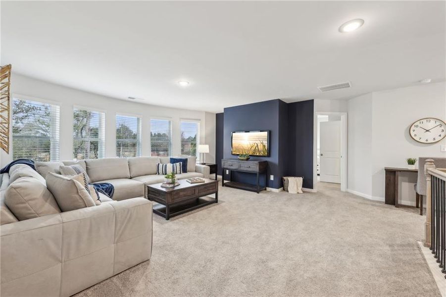 Furnished interior view inside a new home in Stephen's Landing, Loganville (Image 37).