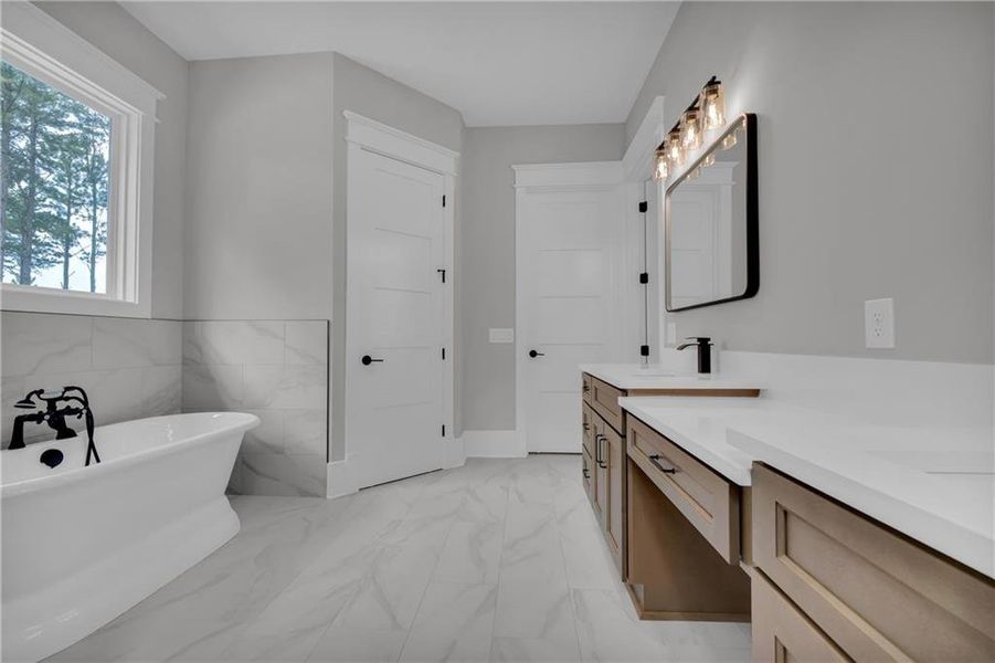 Furnished interior view inside a new home in , Monroe (Image 6).