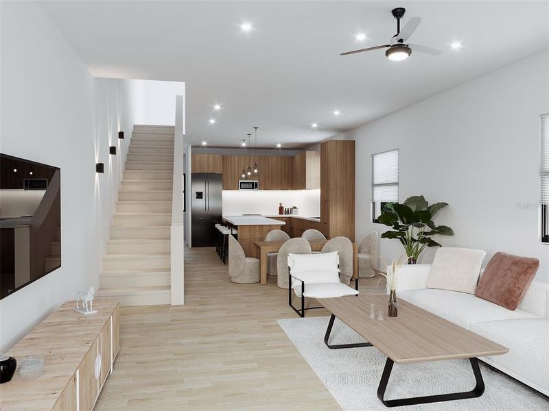 Furnished interior view inside a new home in , Pinellas Park (Image 28).