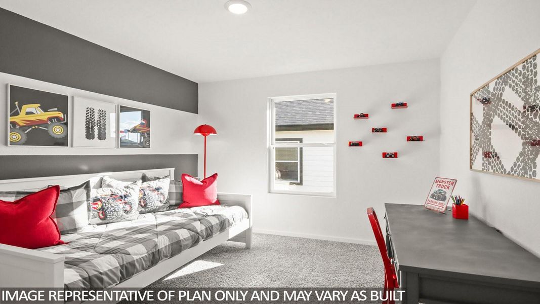 Furnished interior view inside a new home in Silverthorne, Conroe (Image 13).