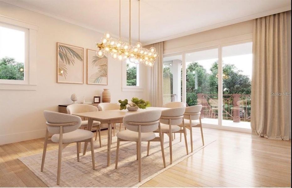Furnished interior view inside a new home in , Sarasota (Image 8). Furnished interior view inside a new home in , Sarasota (Image 8).