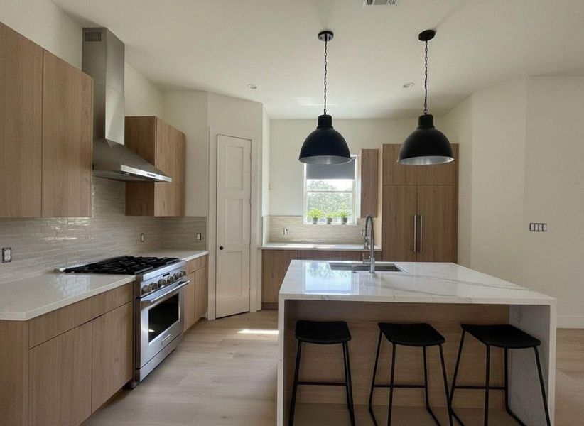 Furnished interior view inside a new home in , Houston (Image 3). Furnished interior view inside a new home in , Houston (Image 3).