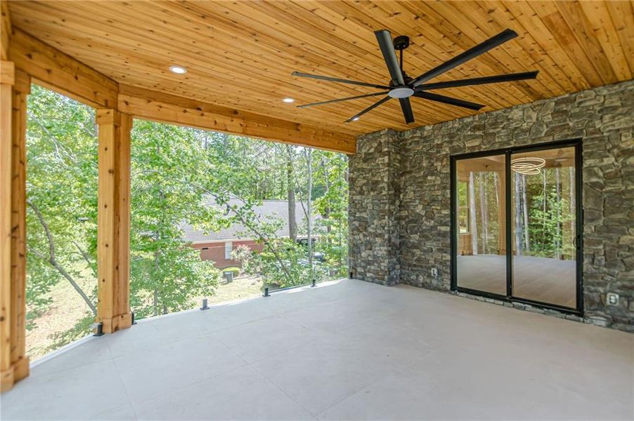 Exterior details and patio area of a home in , McDonough (Image 51).