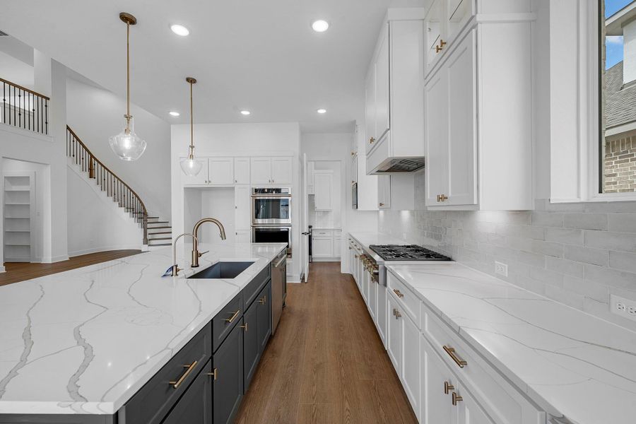 Furnished interior view inside a new home in Bridgeland, Cypress (Image 7).