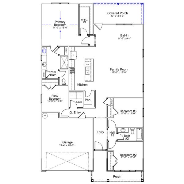 2D floor plan layout of this home in Garden Grove, Conway, SC (Image 4). 2D floor plan layout of this home in Garden Grove, Conway, SC (Image 4).