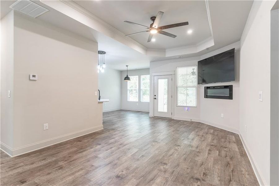 Spacious, unfurnished interior of a new home in , Commerce (Image 46).