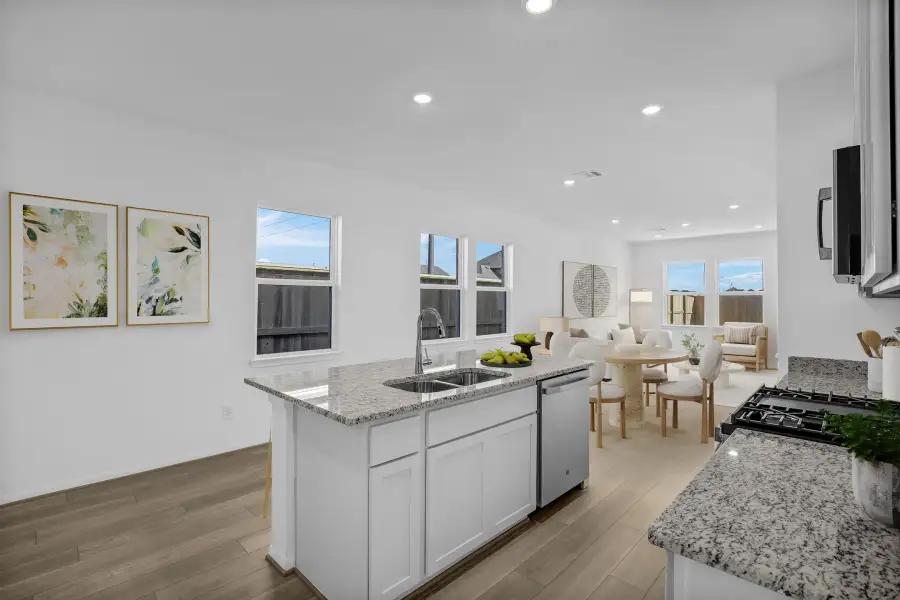 Furnished interior view inside a new home in Redbud, Hockley (Image 7).