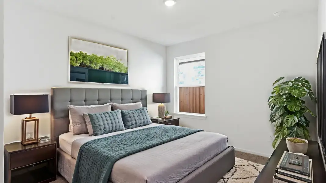 Furnished interior view inside a new home in Lakes at Westland Ranch, League City (Image 8).