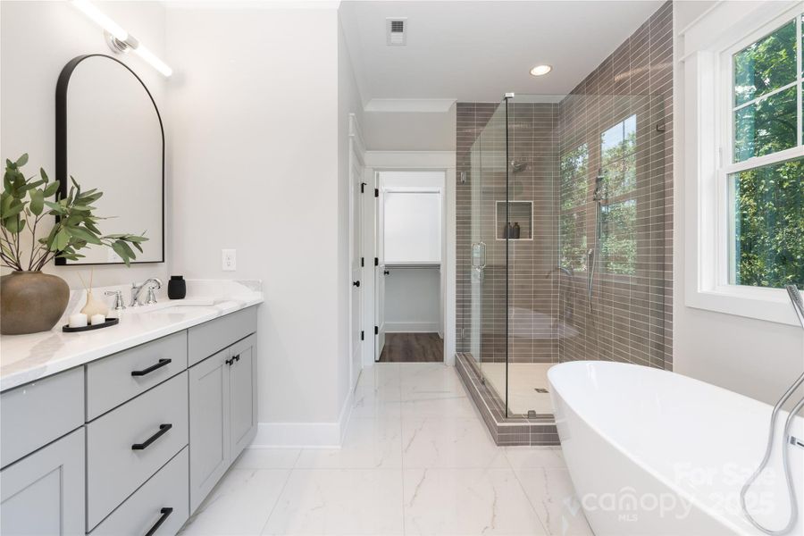 Furnished interior view inside a new home in , Charlotte (Image 6). Furnished interior view inside a new home in , Charlotte (Image 6).