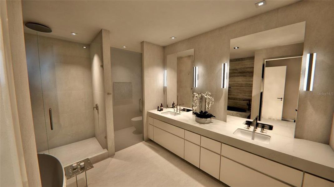 Furnished interior view inside a new home in , Clearwater (Image 8).