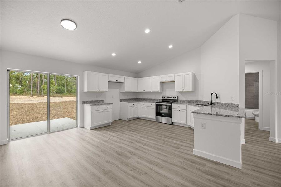 Furnished interior view inside a new home in , Dunnellon (Image 4).