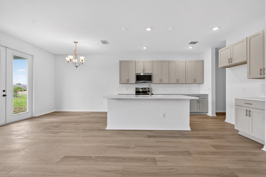 Representative furnished interior of a home built from the Sebago by Ashton Woods in Catamaran Cove, Rockledge (Image 4).