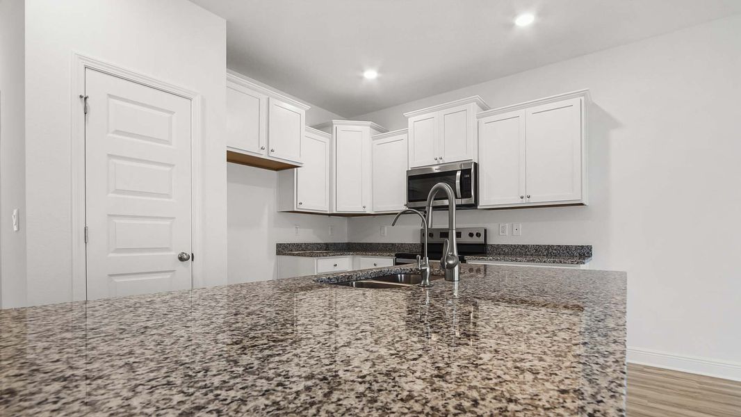 Furnished interior view inside a new home in Hawks Landing Townhomes, Santa Rosa Beach (Image 6).