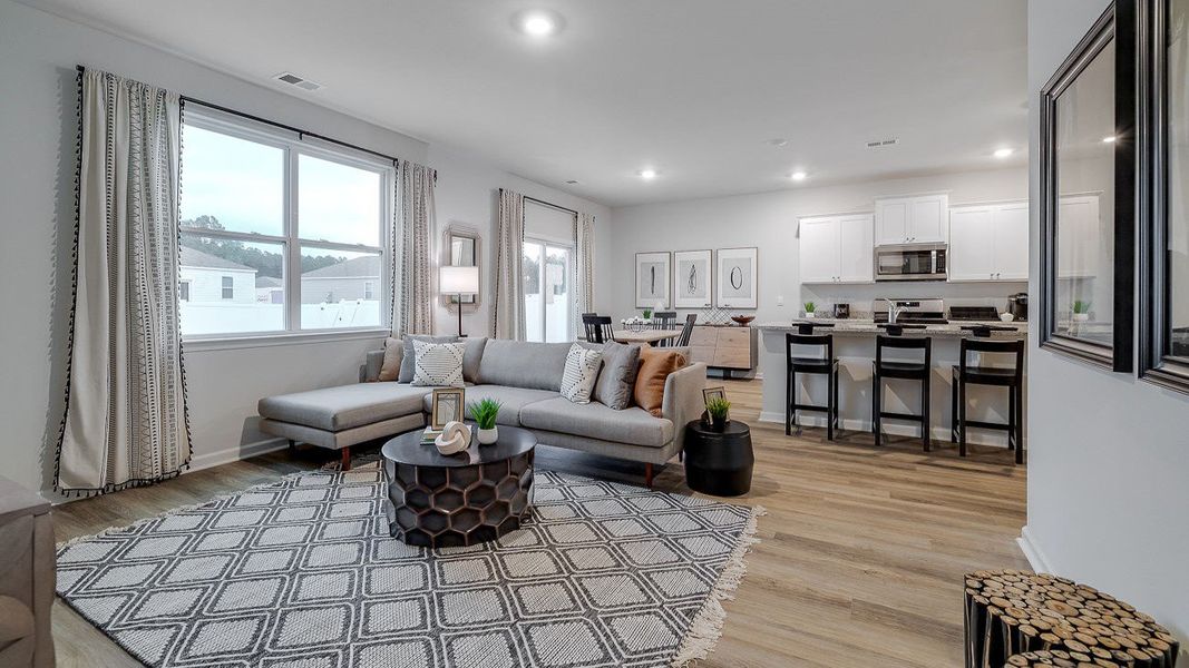 Furnished interior view inside a new home in Cypress Landing, Hardeeville (Image 5).
