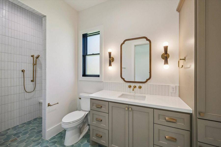 Furnished interior view inside a new home in , Houston (Image 16).