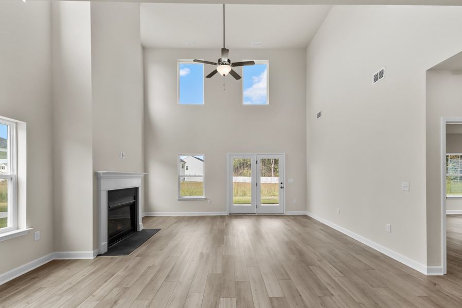 Representative unfurnished interior of a home built from the Harrison by Ashton Woods in Trieste at Bella Vita, Myrtle Beach (Image 16). Representative unfurnished interior of a home built from the Harrison by Ashton Woods in Trieste at Bella Vita, Myrtle Beach (Image 16).