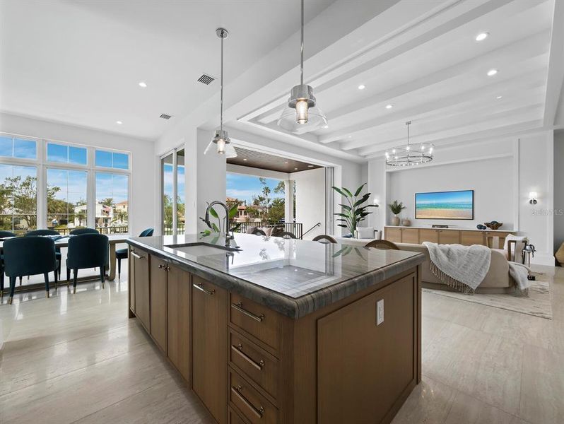 Furnished interior view inside a new home in , Sarasota (Image 46).