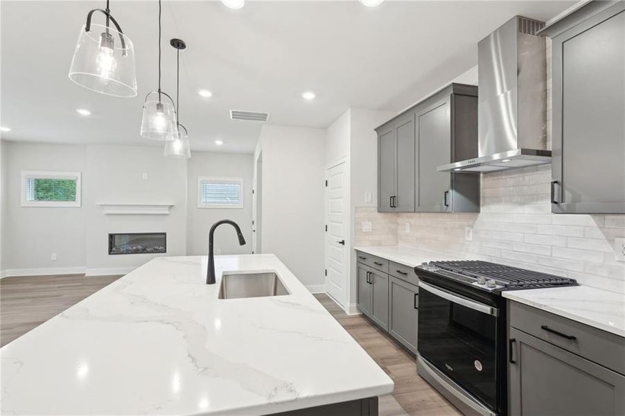 Furnished interior view inside a new home in Hemingway - Reserve Series, Cumming (Image 13).