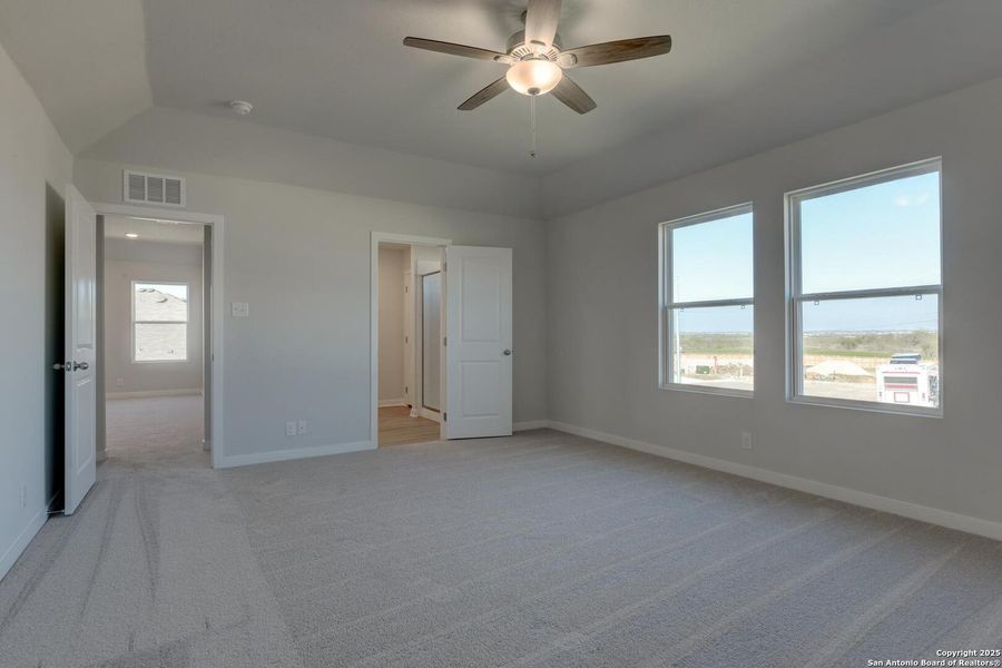 Spacious, unfurnished interior of a new home in The Preserve at the Wilder, Adkins (Image 24).