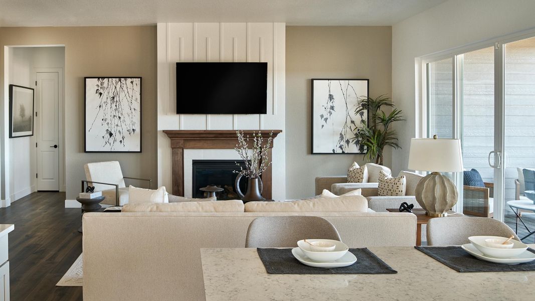 Representative furnished interior of a home built from the Columbine Plus by Taylor Morrison in Macanta, Castle Rock (Image 12). Representative furnished interior of a home built from the Columbine Plus by Taylor Morrison in Macanta, Castle Rock (Image 12).