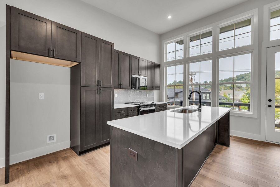 Representative furnished interior of a home built from the Welkin by Empire Homes in BelleWether, Chattanooga (Image 4).