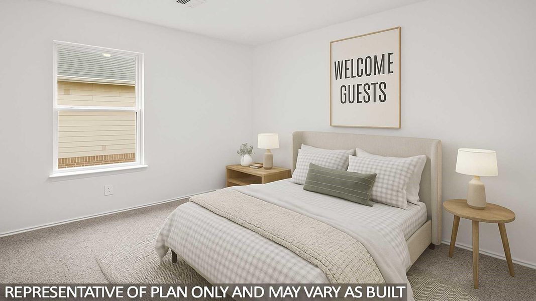Furnished interior view inside a new home in Sunterra, Katy (Image 5).