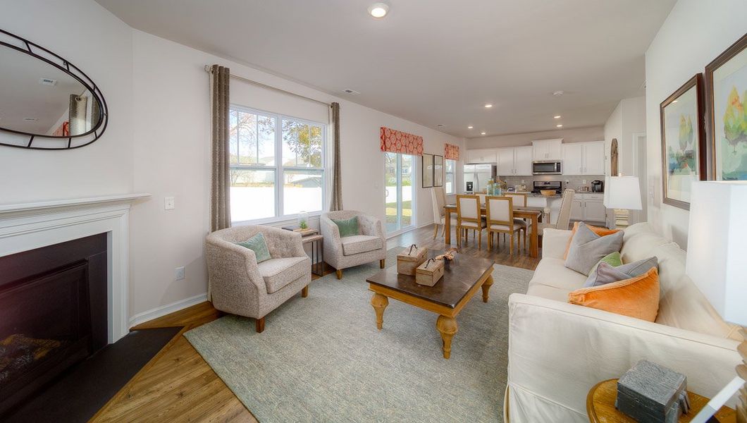 Furnished interior view inside a new home in Valleywood Farms, Waynesville (Image 11).