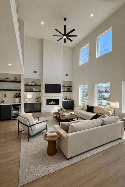 Furnished interior view inside a new home in , Pearland (Image 4).