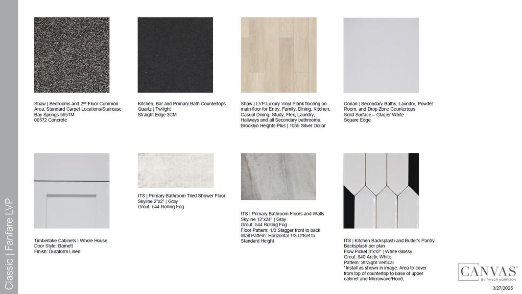 Sample of building materials used in homes in Indigo Creek, Apollo Beach (Image 25).