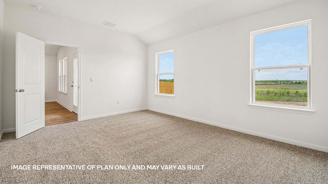 Representative unfurnished interior of a home built from the The Gaven by D.R. Horton in Prairie Lakes, Buda (Image 22).