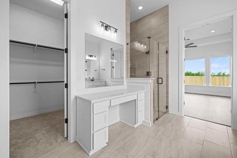 Walk-in shower in Primary Bath Walk-in shower in Primary Bath