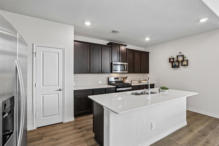 Furnished interior view inside a new home in Silverado, Aubrey (Image 16).