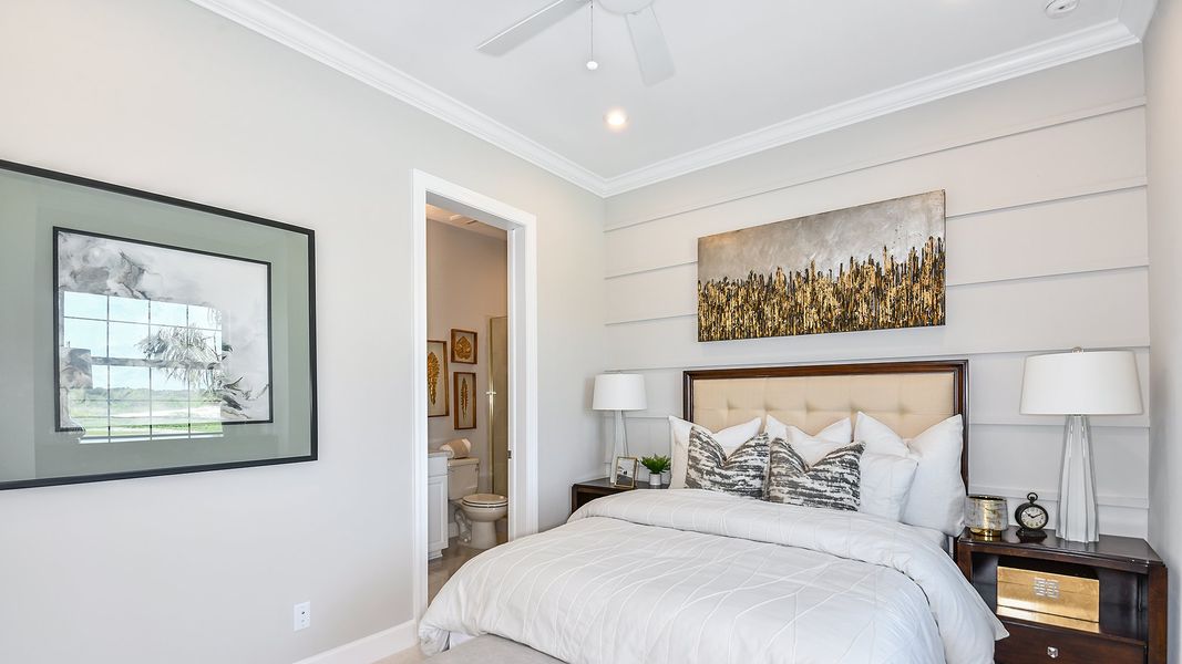 Furnished interior view inside a new home in Esplanade by the Islands Coach Homes, Naples (Image 20).