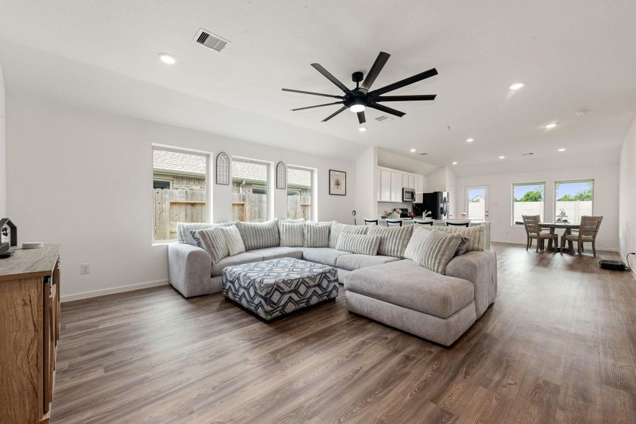 Furnished interior view inside a new home in , League City (Image 19).