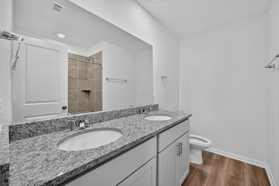 Furnished interior view inside a new home in Sunfield, Buda (Image 16).