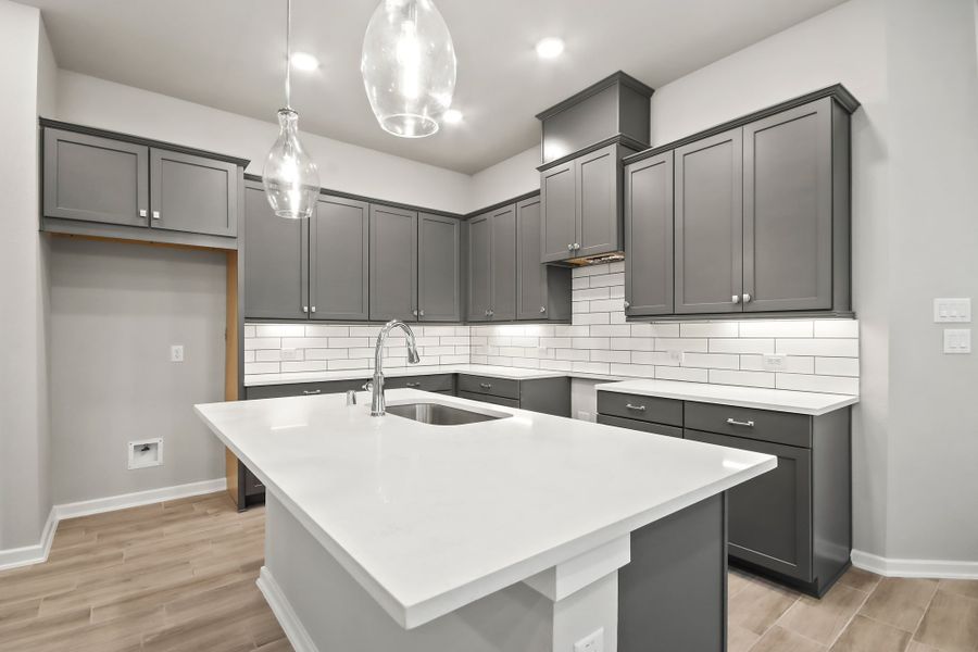 Furnished interior view inside a new home in Santa Rita Ranch, Liberty Hill (Image 5).