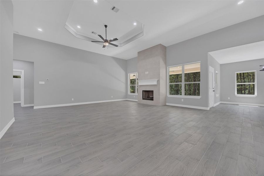 Spacious, unfurnished interior of a new home in , New Waverly (Image 20). Spacious, unfurnished interior of a new home in , New Waverly (Image 20).