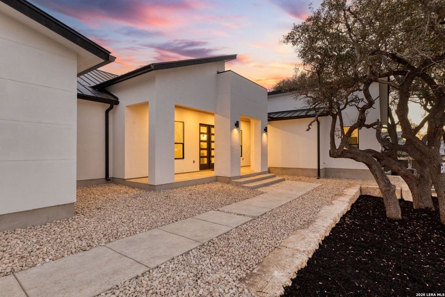 Exterior details and patio area of a home in , Bulverde (Image 25).