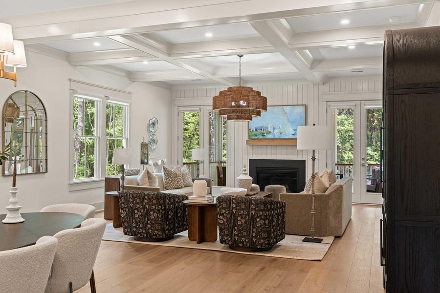 Furnished interior view inside a new home in , Johns Island (Image 39). Furnished interior view inside a new home in , Johns Island (Image 39).