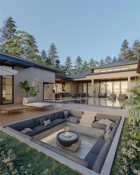 Exterior details and patio area of a home in , Montverde (Image 24).