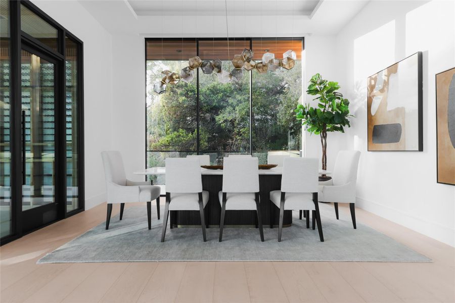 Furnished interior view inside a new home in , Austin (Image 10).