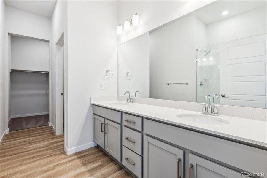 Furnished interior view inside a new home in Condo Collection at Grand Vue at Interlocken, Broomfield (Image 2).