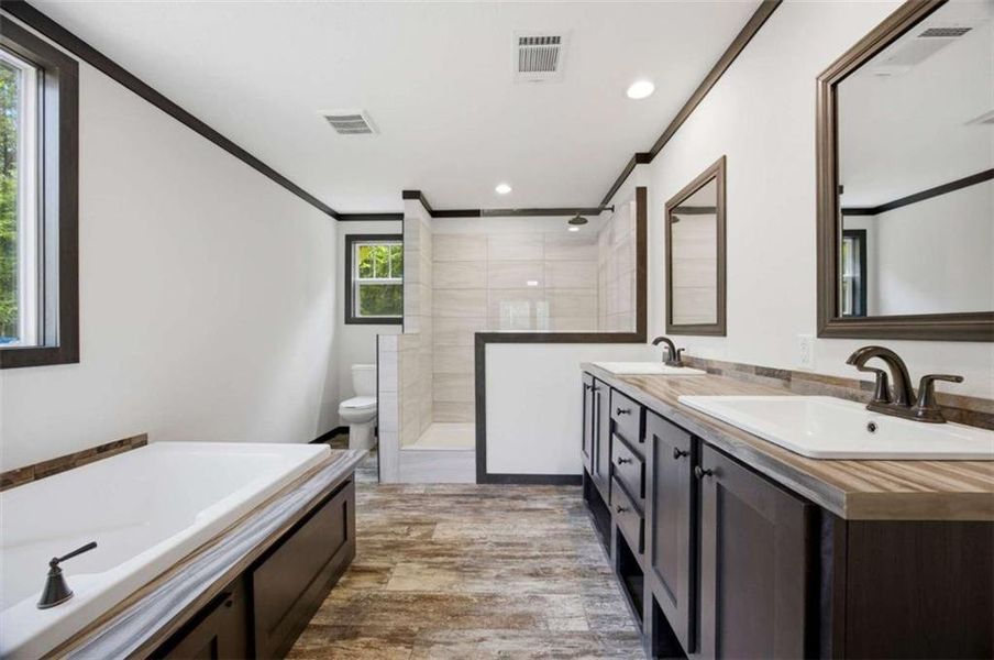 Furnished interior view inside a new home in , Eatonton (Image 13).